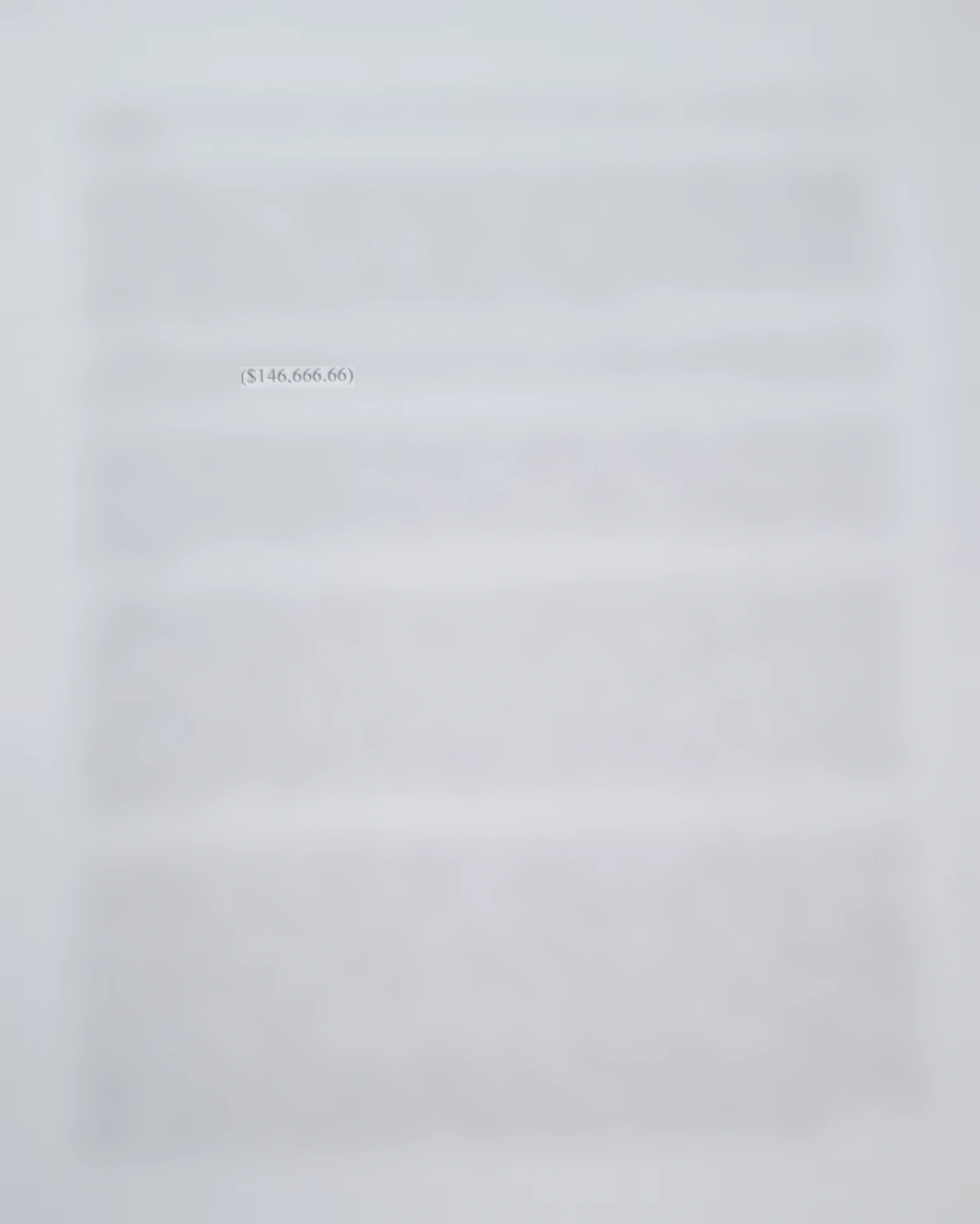 Settlement document · Only the amount remains readable